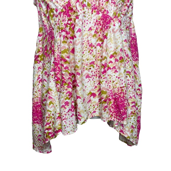 Anthropologie Maeve Bretta Gathered Swing Tank Top Floral - Picture 5 of 12